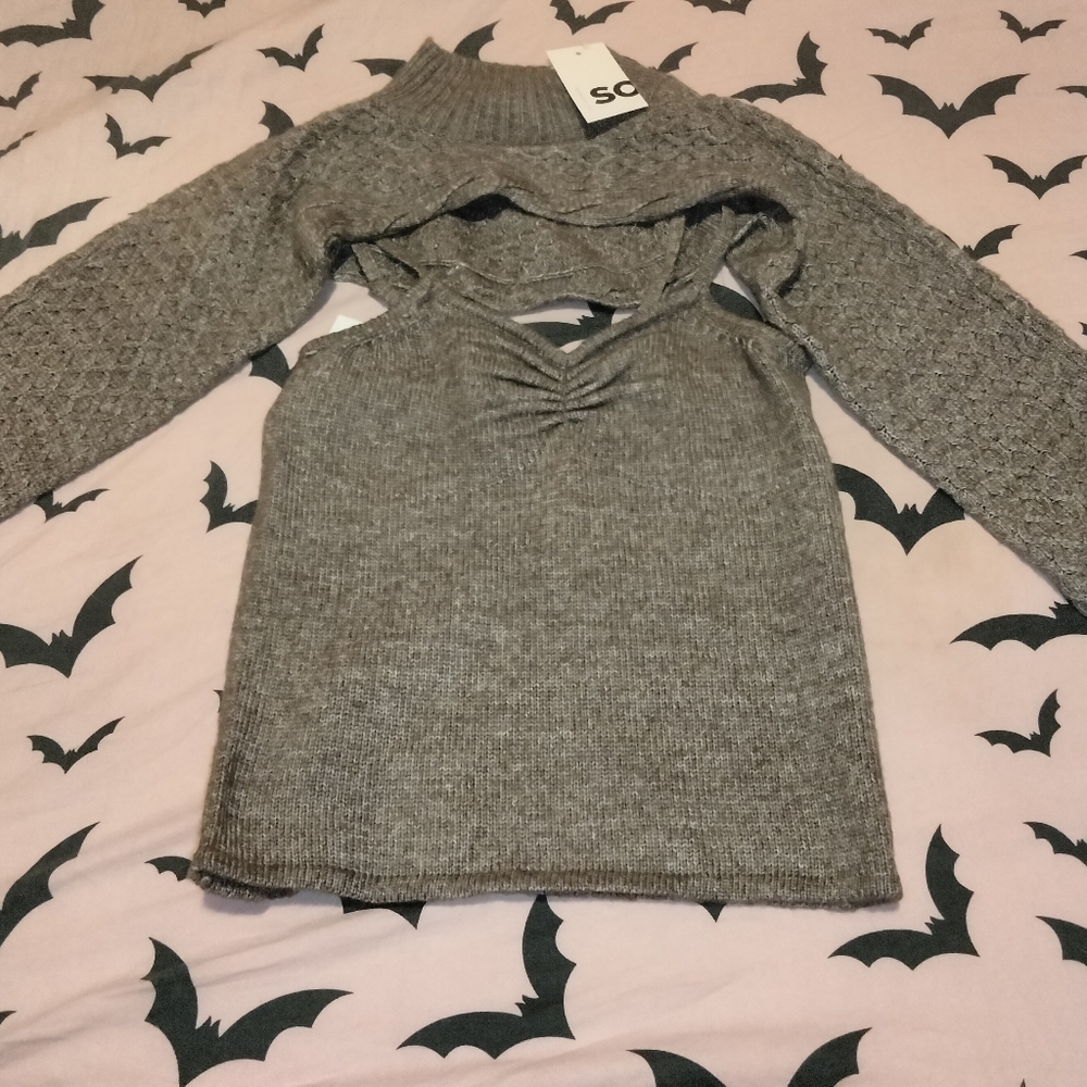 Women's Cropped Sweater Set